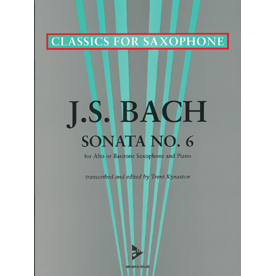 J.S.バッハ : フルート・ソナタ ホ長調 BWV 1035 – Sonata, No.6 A major (A/BSx&Pf) (AD7044)