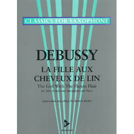 C.ドビュッシー : 亜麻色の髪の乙女 – The Girl with the Flaxen Hair (A/BSx&Pf) (AD7049)