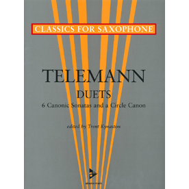 G.Ph.テレマン : Six Canonic Sonatas and a Circle Canon (2Sx) (AD7026)
