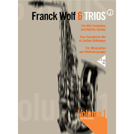 6 Trios for Alto Saxophone & Rhythm Section, Vol.1 (AD7701)
