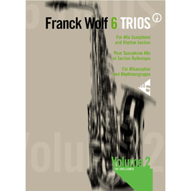 6 Trios for Alto Saxophone & Rhythm Section, Vol.2 (AD7702)