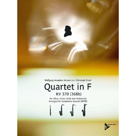 W.A.モーツァルト : オーボエ四重奏曲 – Quartet in F, KV 370 (368b) (AD7679)