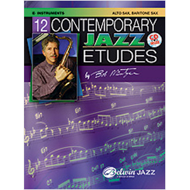 12 Contemporary Jazz Etudes E♭ Insruments-Alto/Bariton sax (alf00-ELM04013)