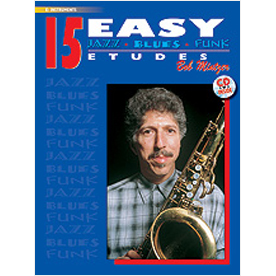 15 Easy Jazz, Blues & Funk Etudes E♭ Instruments (alf00-ELM00031CD)