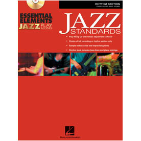 日本語翻訳解説書付　Essential Elements Jazz Play-Along – Jazz Standards – Rhythm Section (HL00841989)